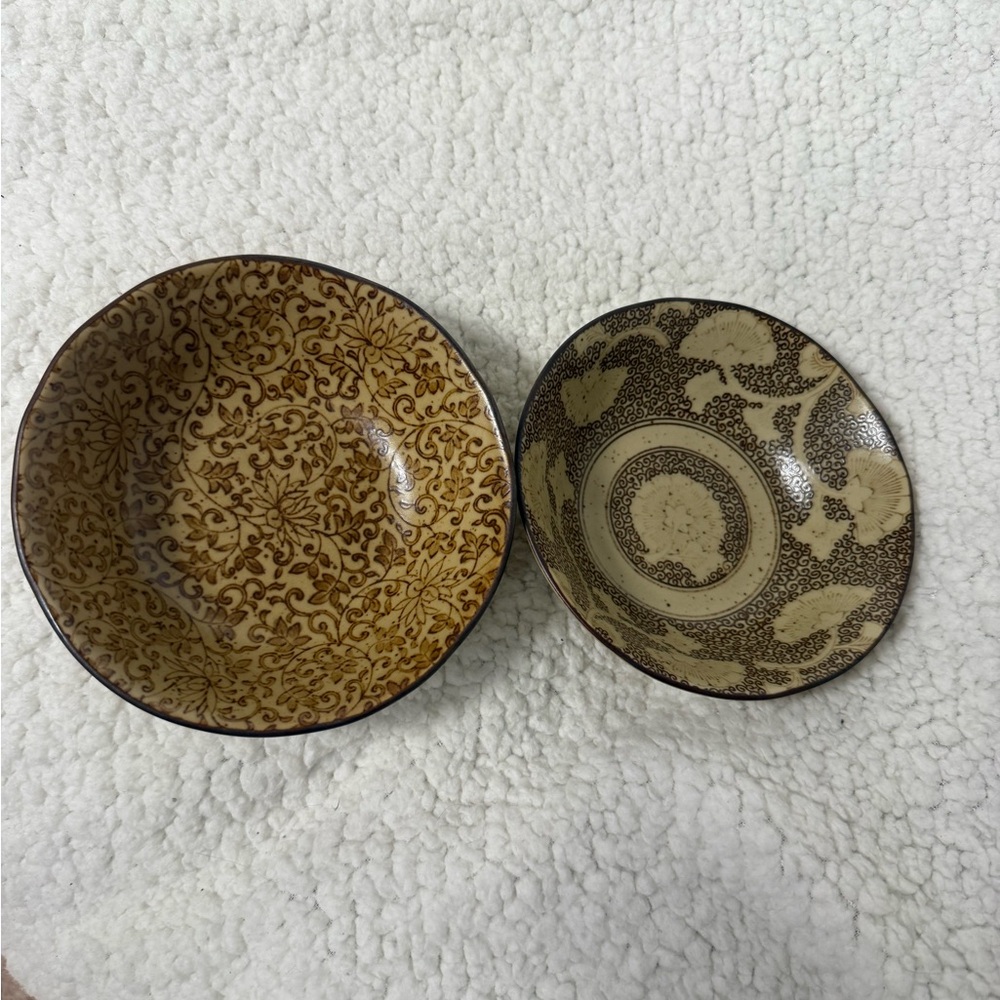 SD Sound Collection Speckled Ceramic 5 in. Rice Bowl Set of 2
